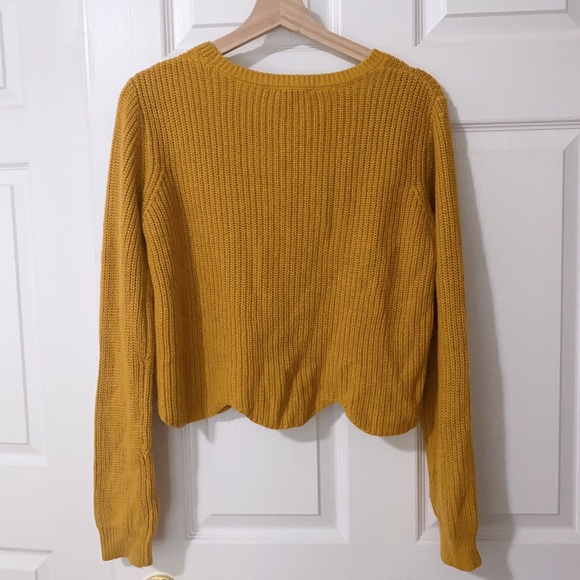 Dynamite yellow sweater size M - Picture 3 of 5